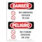 Signmission OSHA Sign, No Smoking Oxygen In Use Bilingual, 10in X 7in Rigid Plastic, 7" W, 10" L, Spanish OS-DS-P-710-VS-1488 - alternate 1